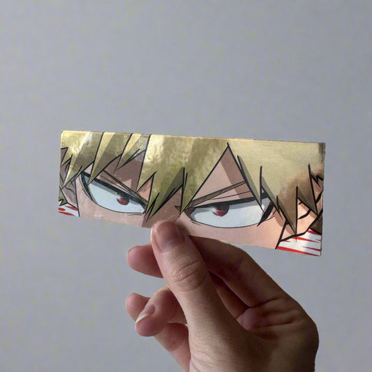 Anime Boy Eyes Slap Sticker