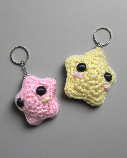 Crochet Star Keychain