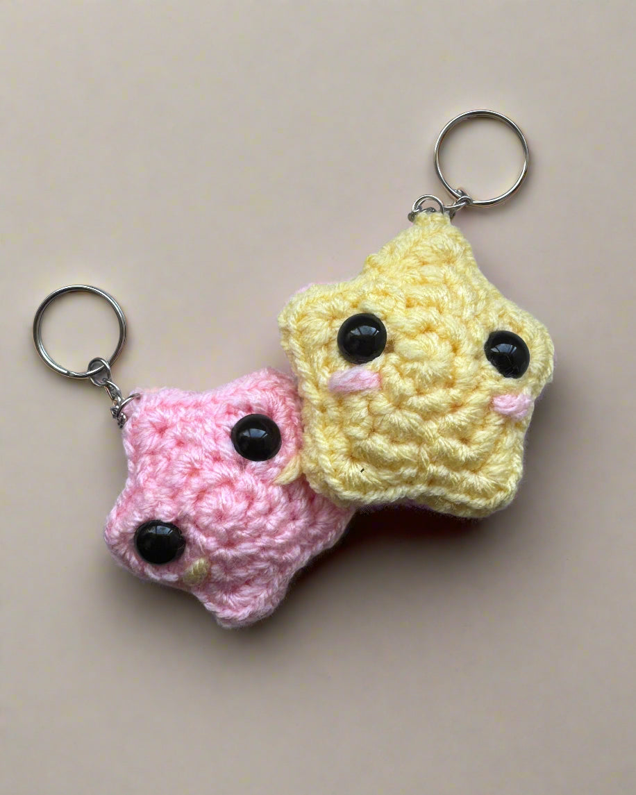 Crochet Star Keychain