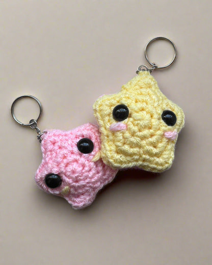 Crochet Star Keychain