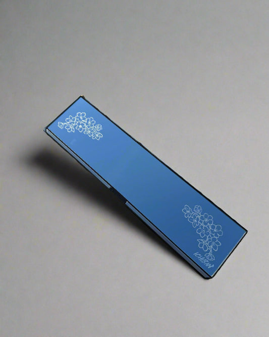 Cherry Blossom Engraved Rearview Mirror
