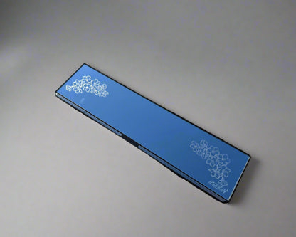 Cherry Blossom Engraved Rearview Mirror