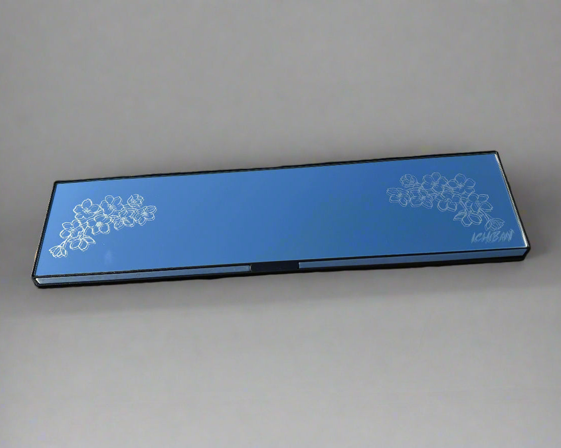 Cherry Blossom Engraved Rearview Mirror