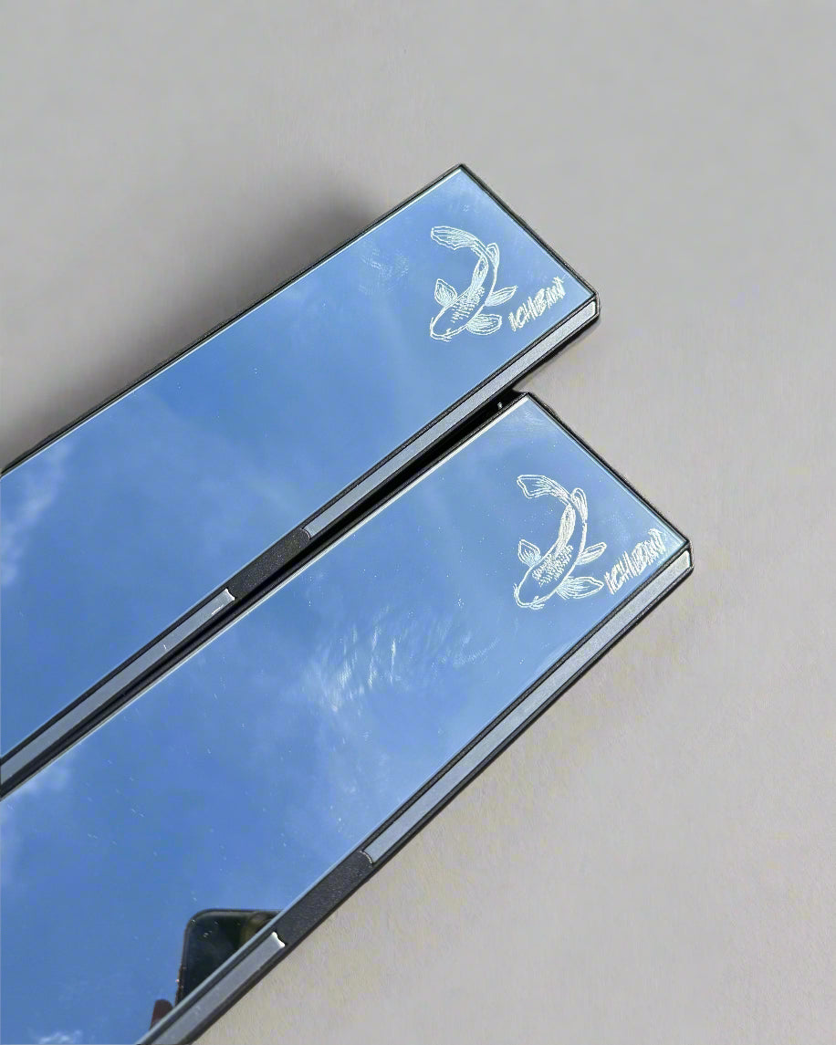 Koi Fish Engraved Rearview Mirror